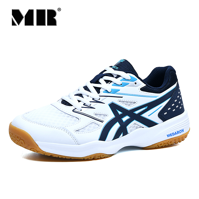 Mr Giày đánh cầu lông Giày Nam Giày Nữ Giày nam siêu nhẹ thoáng khí thịt bò duy nhất lưới thi đấu Giày luyện tập cầu lông bóng bàn bóng chuyền Giày thể thao nam