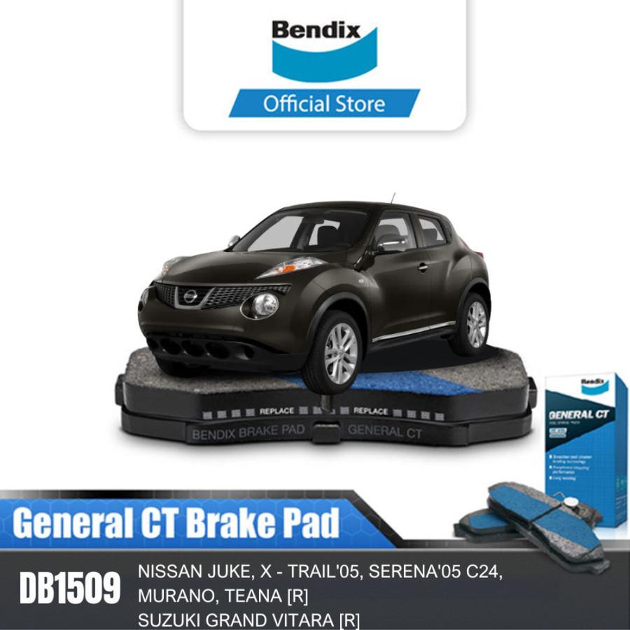 Bendix Kampas Rem Belakang Brake Pad Mobil Nissan Juke 2016 on DB1509GCT Harga 370,000 rupiah*Gratis Ongkir