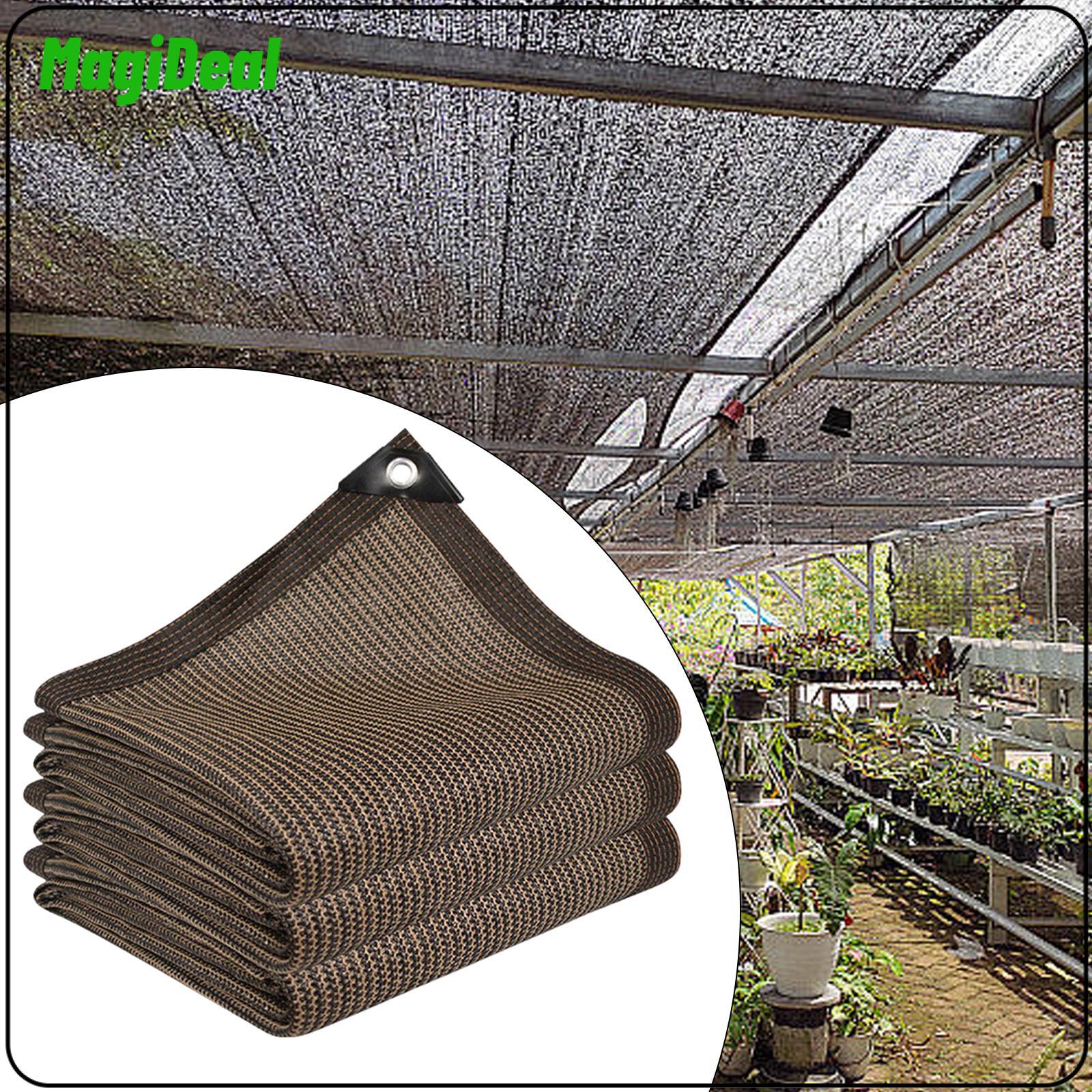 MagiDeal Mesh Tarp with Grommets Plant Cover Shade Net for Garden Greenhouse Car