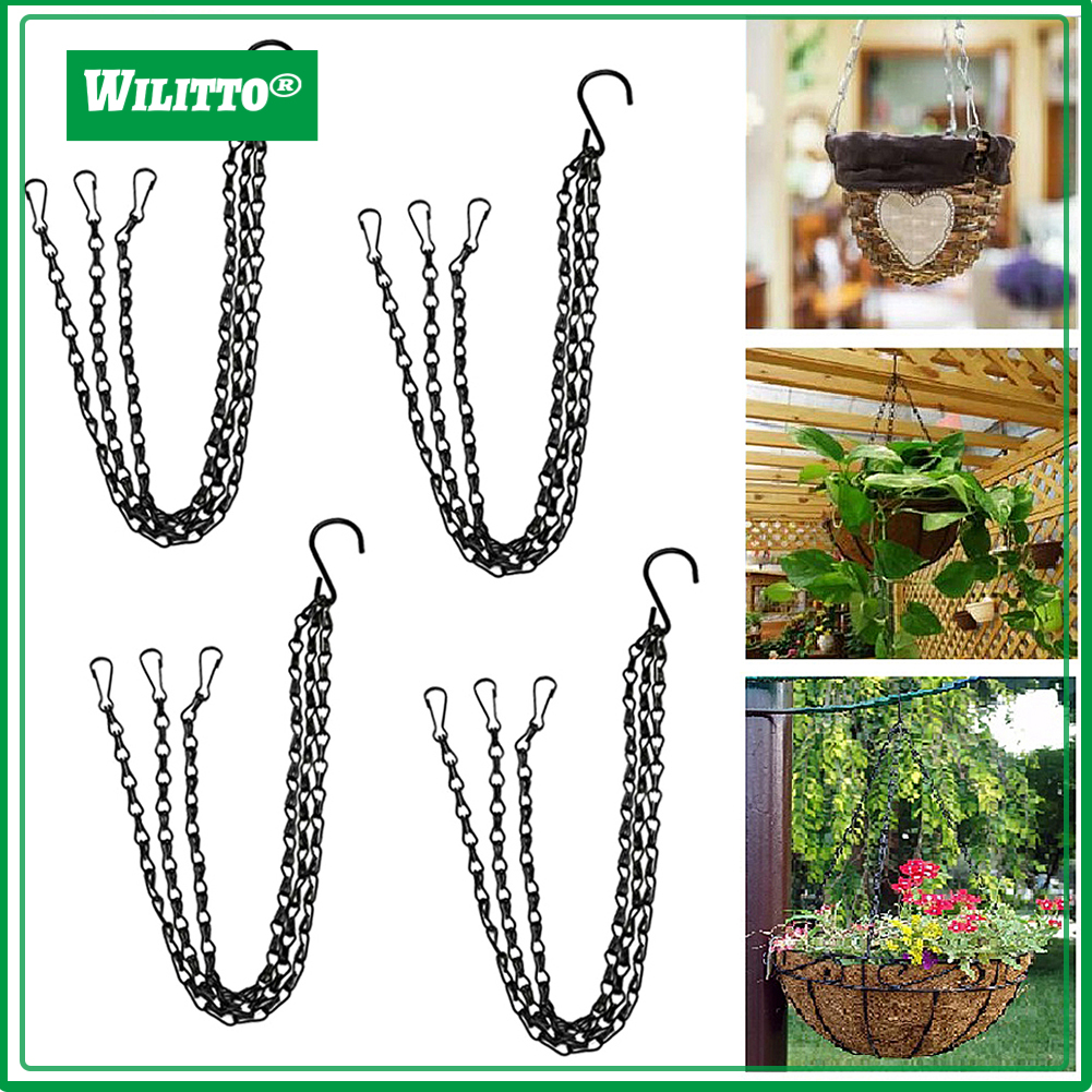 1 Set Hanging Chain Anti-rust Anti-deformed Non-slip Abrasion Resistant Hanging Basket Chain Gardening Tools ราคา 52 บาท*ส่งฟรี