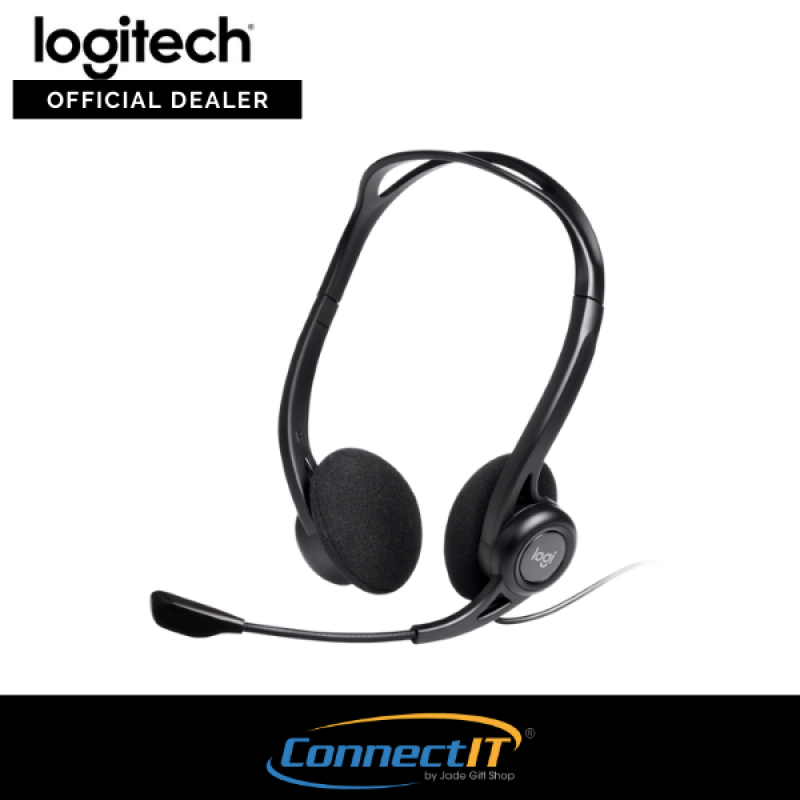 Logitech H370 USB Wired Computer On-ear Headset with Noise Cancelling Mic (1 Year Local Warranty) Singapore