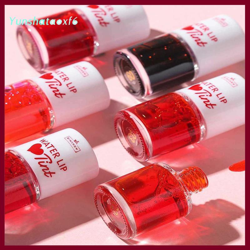 yunshataoxf Dưỡng Ẩm Son Bóng Trang Điểm Đỏ Mặt Pha Lê Sexy Màu Đỏ Vết 2 Trong 1 Matte Lip Men Tint Plumping Son Môi Lỏng Mỹ Phẩm