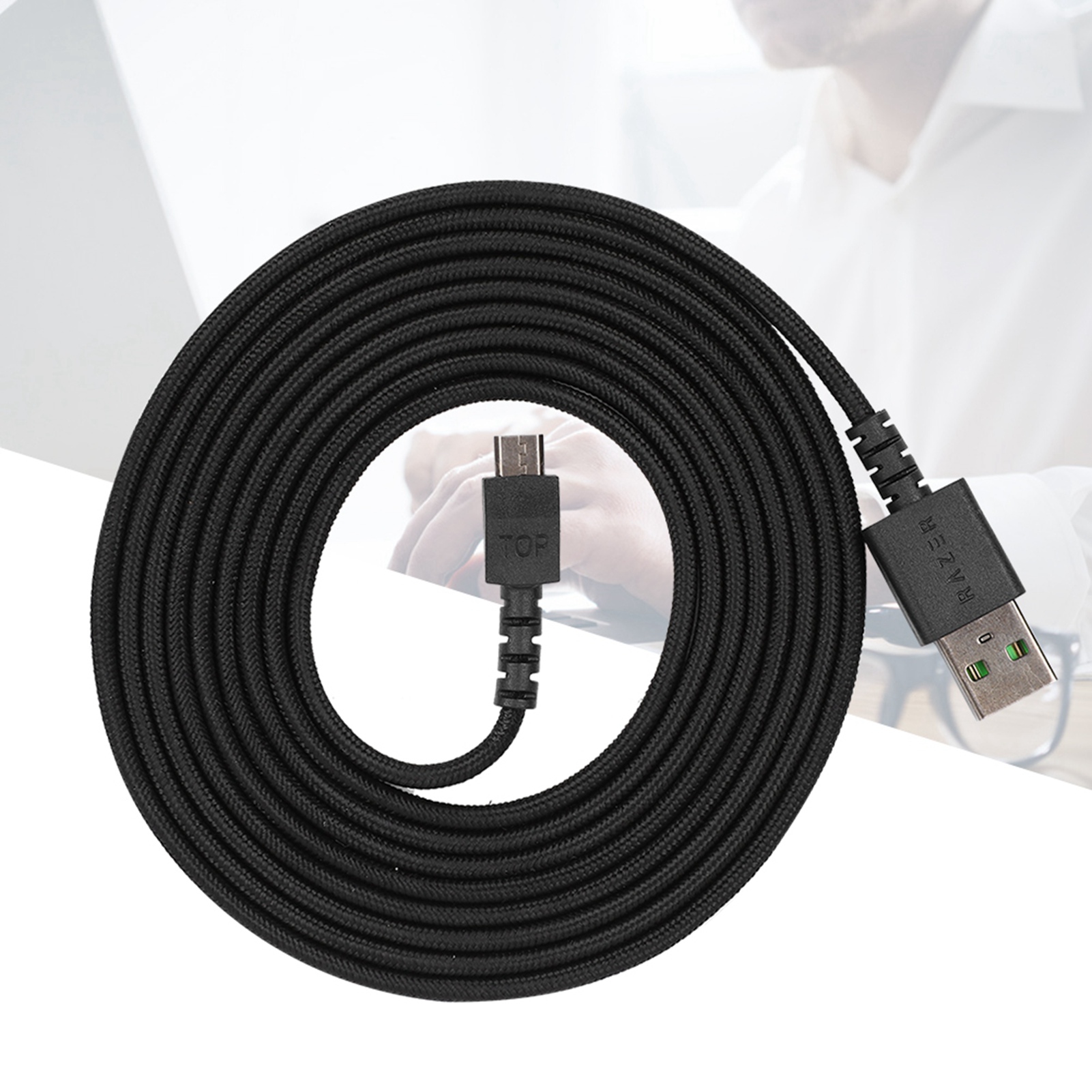 Chuột Cáp 2.2 mét Chuột dòng cho Mamba Elite Chuột