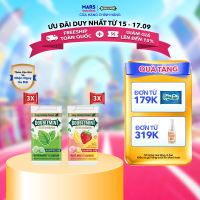 Combo 6 Hũ kẹo sing-gum không đường Doublemint Refreshers mix vị - 3 hũ hương trái cây và 3 hũ hương bạc hà