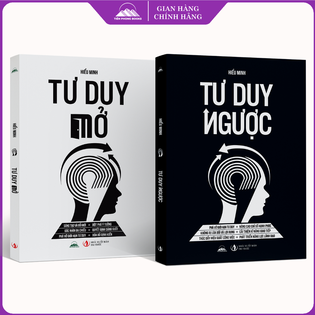 Sách - Combo Tư Duy Mở + Tư Duy Ngược - Hiểu Minh - Tiên Phong Books