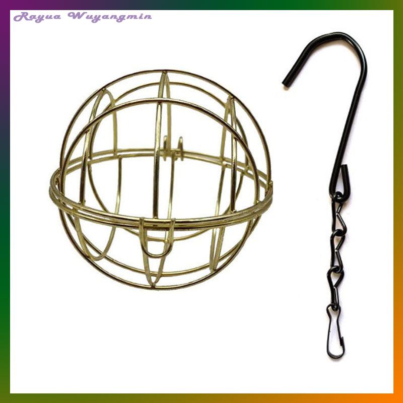 Rayua 1 cái kim loại suet bóng Bird Feeder Set với treo chuỗi sóc bằng chứng Bird feeders cho vườn ngoài trời Chim Ruồi feeders - 3