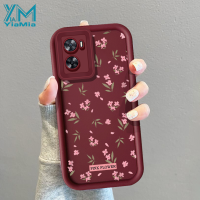 YiaMiaCasing For OPPO A57 A77 A77S A55 A58 A36 A76 A96 A16K A16E A74 A78 A95 A98 A1 A83 F9 F11 Pro Fashion Full Screen Pink Flower Phone Case TPU Soft Silicone Shockproof Protective Phone Cover