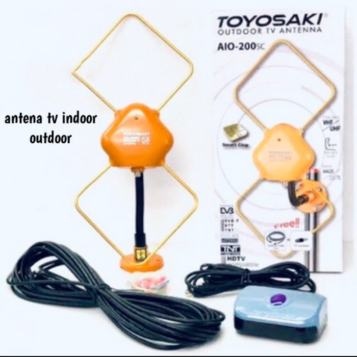 SHOP HOUSE - ANTENA TV BOOSTER INDOOR/OUTDOOR TOYOSAKI AIO 200 BARANG BARU 2024