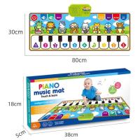 Kid Dance Pads Music Blanket Record and Playback Musical Keyboard Toy Touch Dance Blanket Carpet Mat