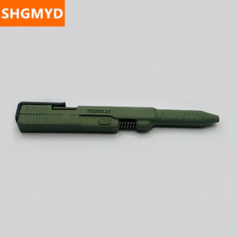 [COD] SHGMYD 1Pcs Versatile 3D Printed Tactical Pens EDC Practical Slide-Action Ballpoint Pen Unique Creative Writing Accessories