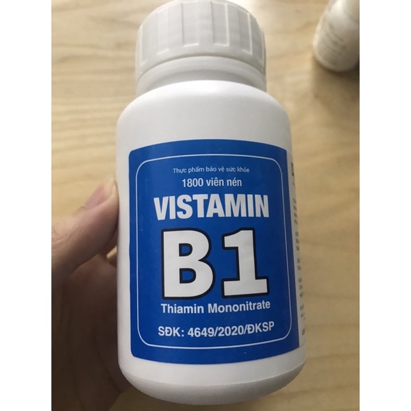 Viên uống vitamin b1 lọ 100/ 1800 viên
