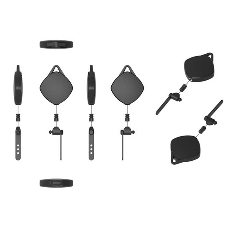 Vr headset cable management system for vr retractable ceiling pulley