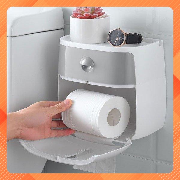 Hộp đựng giấy vệ sinh 2 tầng ecoco