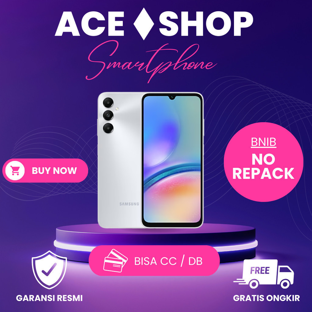 Samsung Galaxy A05s 6/128GB Garansi Resmi/ BNIB Harga 2,100,000 rupiah*Gratis Ongkir