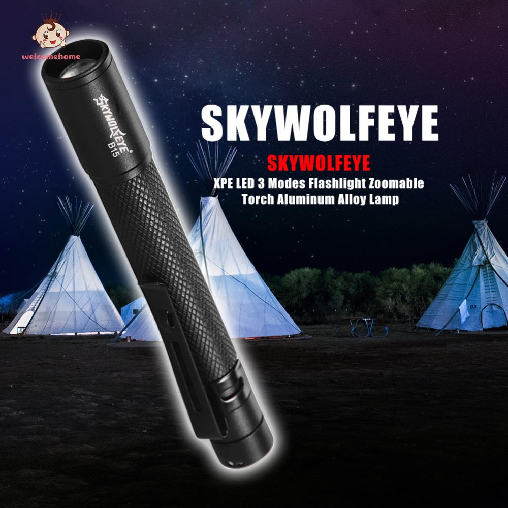 Skywolfeye đèn lồng cắm trại Hợp kim nhôm Đèn pin đèn lồng nhỏ không thấm nước đèn pin cho leo núi khẩn cấp