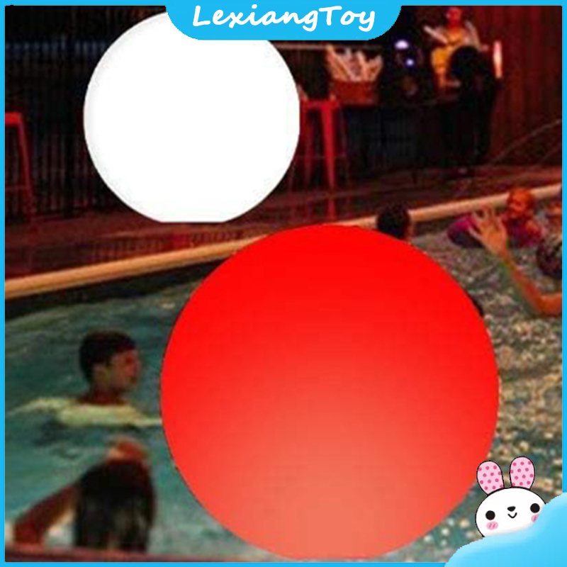 LED Beach Ball, Inflatable Light Up Beach Ball With Remote Control, Floating Pool Toys With 16 Colors Lights And 4 Modes For Kids Summer Parties Pool Decorations ราคา 79 บาท*ส่งฟรี