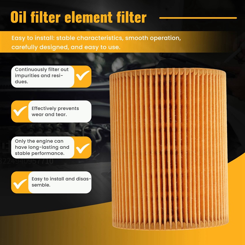 (EJVF) Hu925/4X Engine Oil Filter for 325Ci 330Ci X3 X5 Z4 Z3 325I 325Xi E36 Z3 E46 E60 E83 11427512