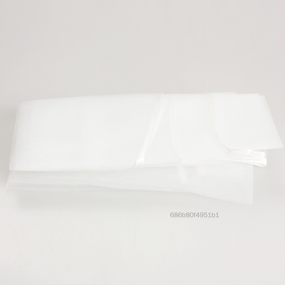 Thời trang xinh đẹp phụ nữ 1,35m đám cưới cô dâu Veil Mantilla màu trắng TF-Ais-VN