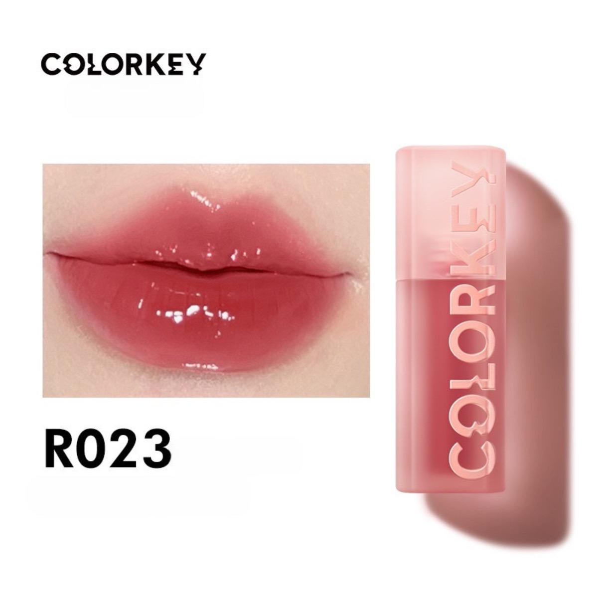 Son bóng có màu COLORKEY tráng gương giúp môi trông căng bóng WATERY LIP SERUM 3ml