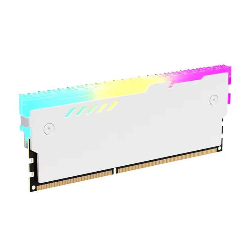 【Latest model】5V 3Pin RAM Heatsink Aura Sync DDR4 DDR3 Memory Heat Sink with Thermal Silicone Pad for Desktop Computer PC Memory - 1
