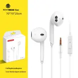 3.5mm và Loại-C cho Huawei Android Tai nghe có dây kỹ thuật số trong tai hộp pha lê tai nghe
