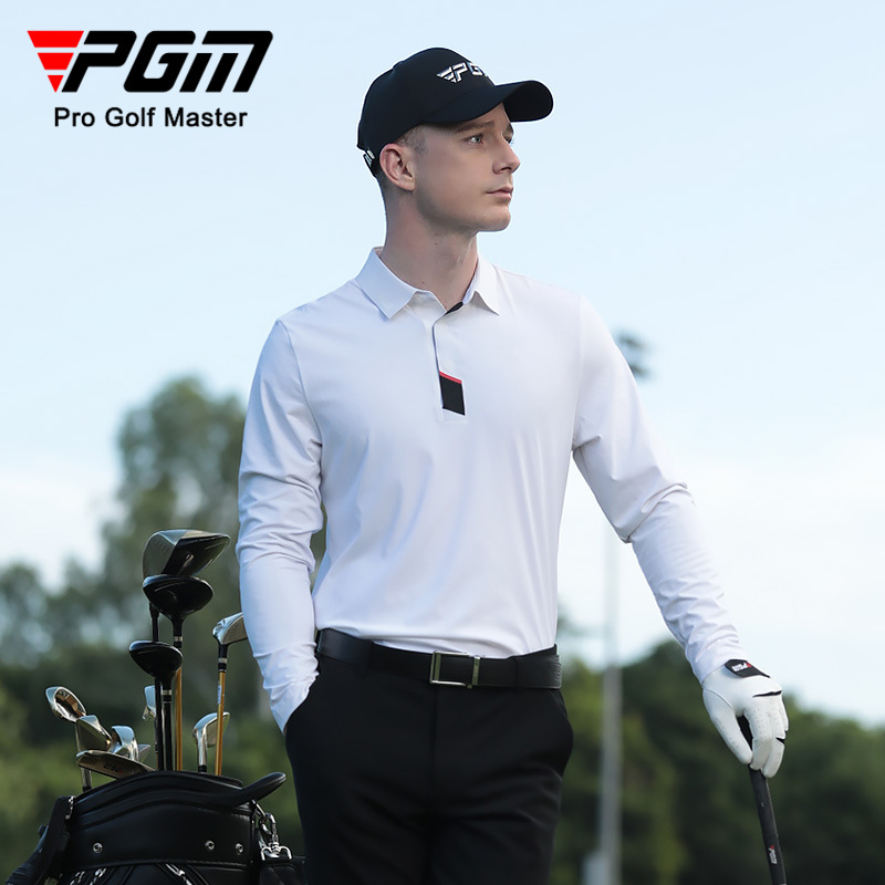 PGM Golf Outfit Men's Long Sleeved T-shirt Polo Shirts Polo Shirts Golf Jersey Autumn Polyester YF634 - Jenama PGM Harga 266 Ringgit*Penghantaran Percuma