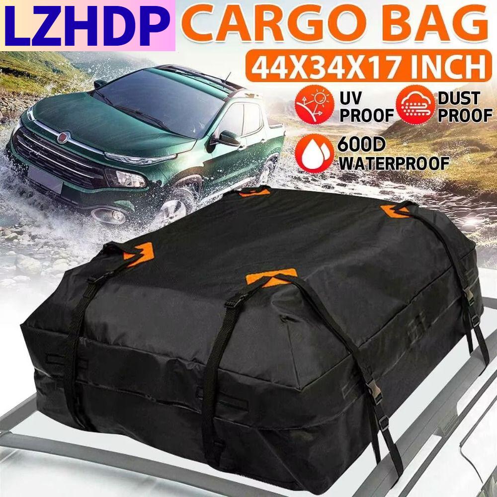LZHDP Thiết kế có thể gập lại Túi trên nóc xe Công suất cao Chất liệu bền bỉ Túi chở hàng trên nóc xe Giỏ hàng Kích thước lớn Thùng chứa hàng hóa chống thấm nước Du lịch ngoài trời Giá 570,809 Đồng*Miễn phí vận chuyển