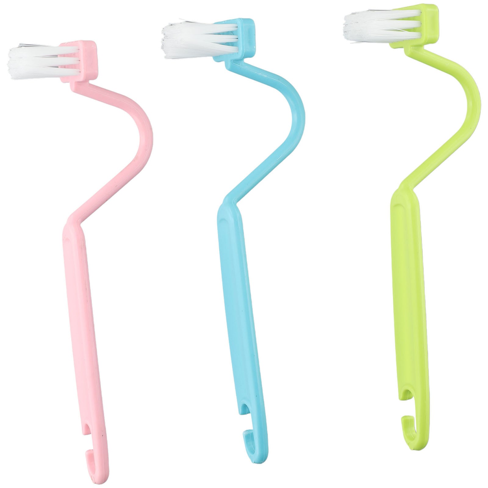 【Làm đẹp】 Tiện ích phòng tắm bàn chải bồn cầu phòng tắm nhà 20*3cm linh hoạt và thuận tiện cá tuyết