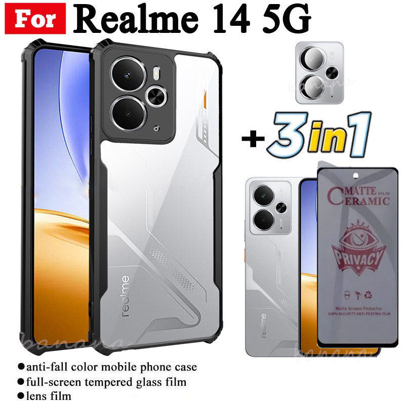 Kit De Protection Aerku Pour Realme 14X 5G : 3 Verres Trempés 9H + 3 Protecteurs Caméra - Anti-rayures, Anti-traces - 6