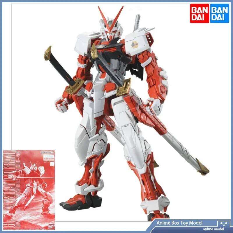 Gundam BANDAI PB MG 1/100 Astray Red Frame MBF-P02 Action Toy Figures Anime Gift Action Assembly Model Mech Original Product -Sưu tầm mô hình đồ chơi