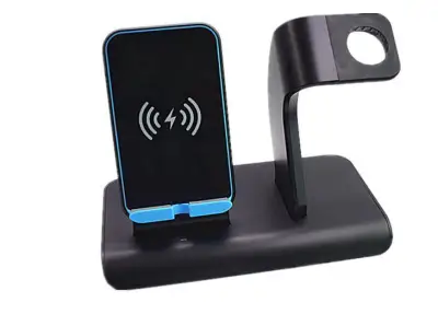 [SG Seller] New 2 in 1 Qi Wireless Fast Charger Phone Charging Station for Qi-standard Devices and all Phones