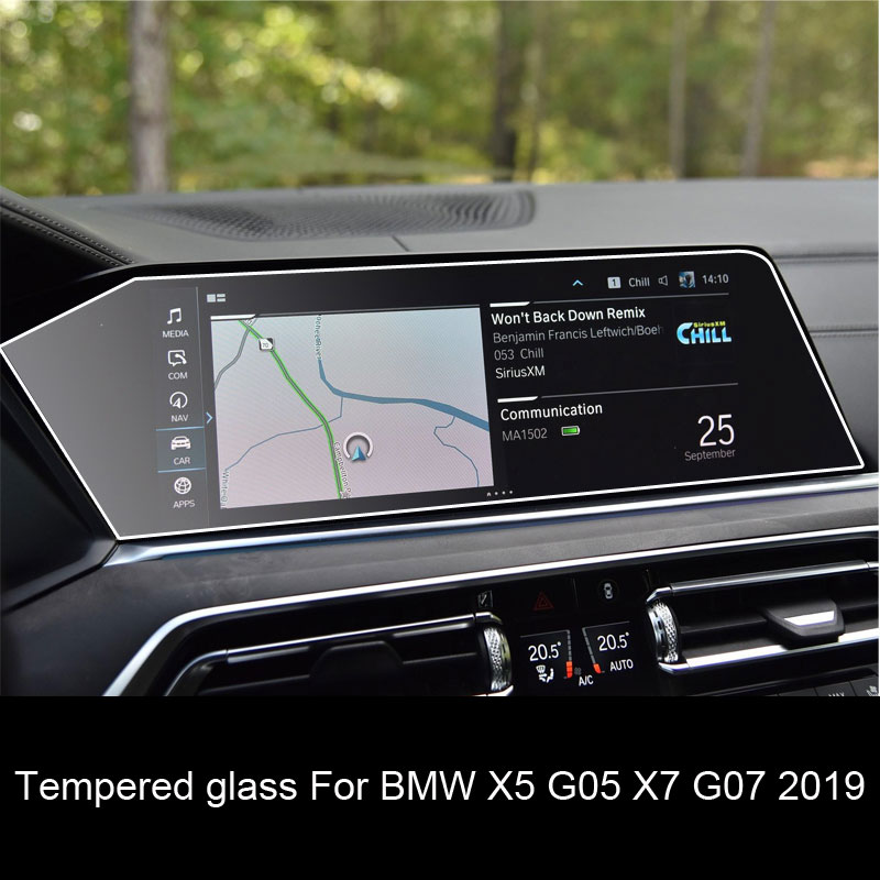 RUIYA Car Navigation Screen Protector Tempered Glass Film For 2019 BMW X5 G05 X7