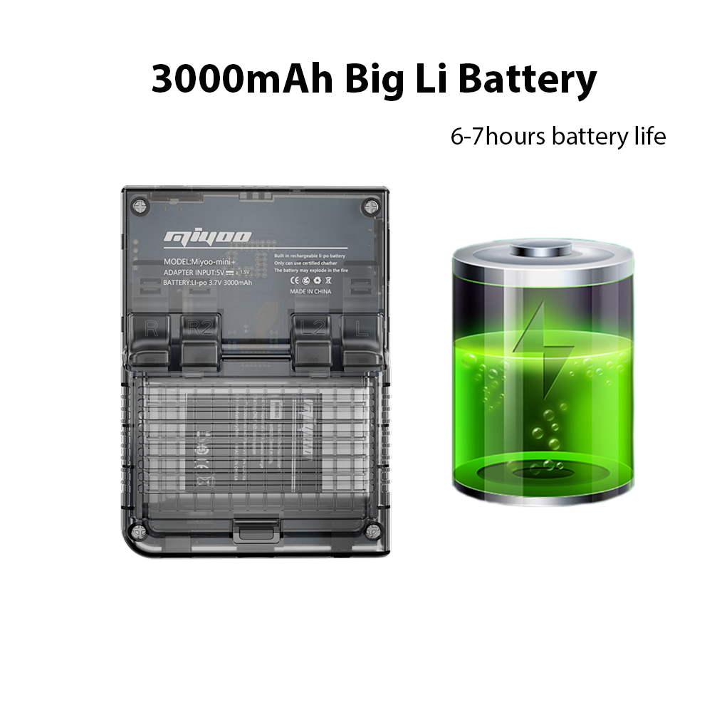 [snag] Miyoo Mini Plus 3.5Inch IPS Screen Handheld Game Player 3000mAh Battery 128G 12,000Games Installed Portable Mini Game Console ราคา  4,238 บาท*ส่งฟรี