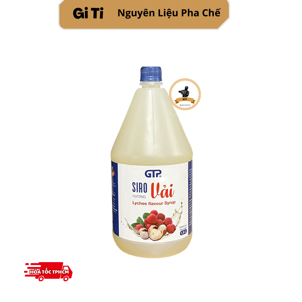 Syrup Siro GTP Vải 1.9L Siro Gia Thịnh Phát Hương Vải