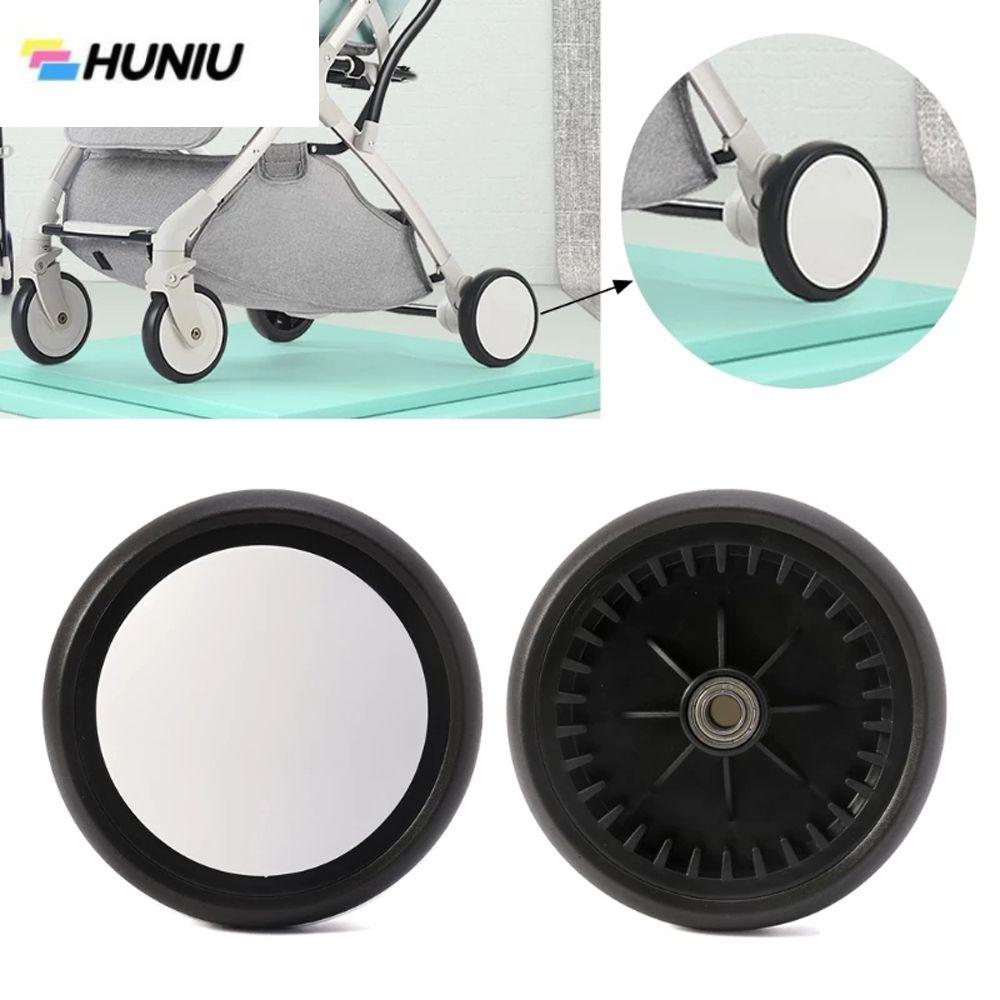 HUNIU รถเข็นกลับล้อ PU เด็กๆเด็กๆ อุปกรณ์เสริมรถเข็นเด็ก พร้อมเครื่องมือ ขายึดลายล้อ อุปกรณ์เสริมเพลาล้อ ฝาครอบข้างยาง PU ล้อรถเข็นเด็ก ชนิดคลิปสกรู ราคา 278 บาท*ส่งฟรี