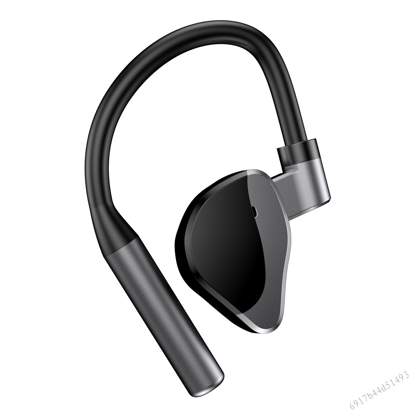 Tai nghe tương thích Bluetooth một tai Thiết kế over-Ear Tai nghe nhẹ dành cho tài xế xe tải và sử dụng kho hàng GRI-VN