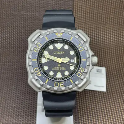 [Original] Citizen Eco-Drive BN0220-16E Promaster Super Titanium Duratect Diver Sport Watch