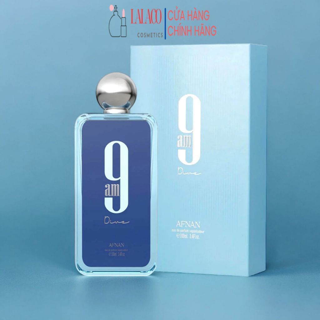 Nước Hoa Afnan 9AM Dive 100ML Nam Tính Mát Sạch Thanh Lịch Hương Biển Hiện Đại