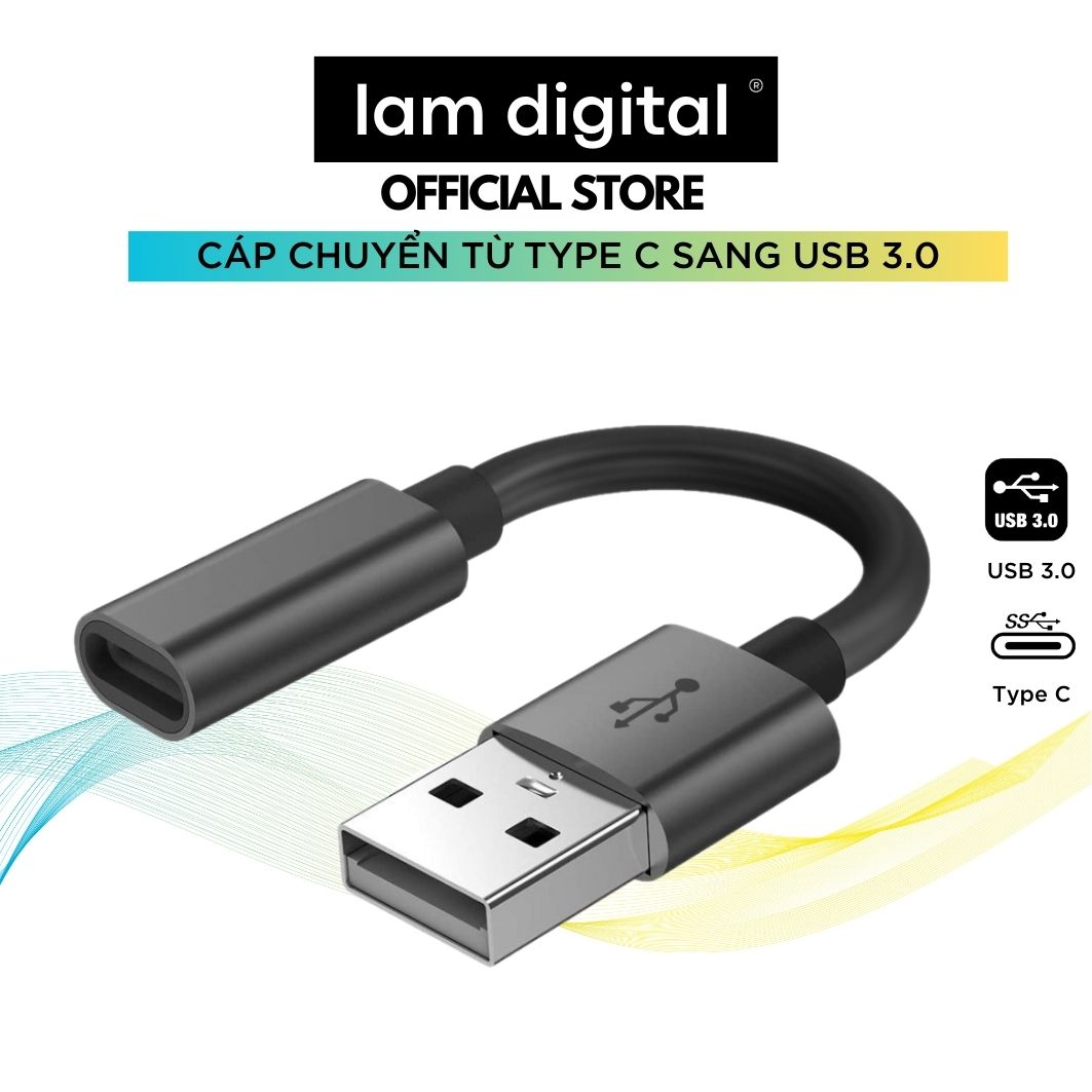 Cáp chuyển từ type c sang usb 3.0 đầu dương