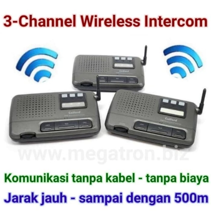 WIRELLES INTERCOM WI -3C Harga  2,610,000 Ringgit*Penghantaran Percuma