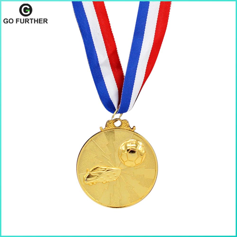 Football Medal Zinc Alloy Football Competition Games Medals Wear-resistant Collection for Winner Souvenir Gift School Supplies