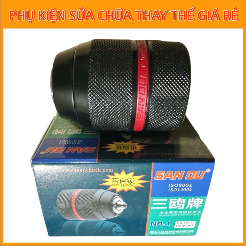 Đầu kẹp mũi khoan autolock 13mm sanou