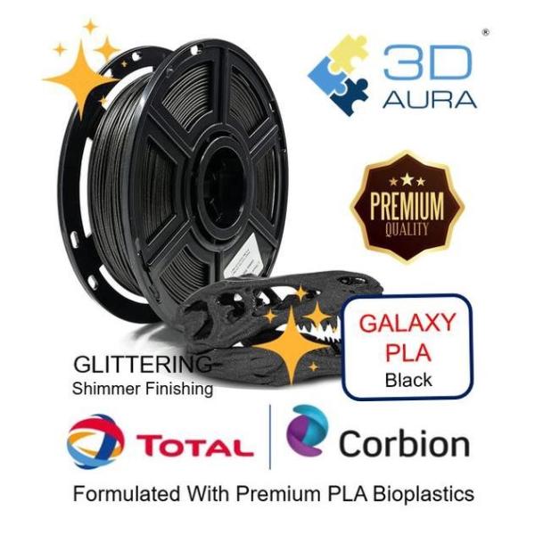 ♚  3D AURA 1.75mm Galaxy PLA Glitter 3D Printer Filament 0.5kg Singapore