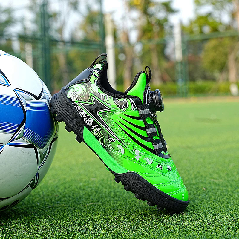 Trẻ em mới ngoài trời chàng trai Bóng Đá Cleats shoeslightweight cô gái bóng đá Sneakers đào tạo Thể Thao sneakers Giày trẻ em 2309