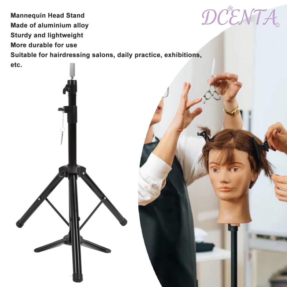 ผลิตภัณฑ์ความงามและการดูแลผิว DCENTA Manikin Training Head Stand Multi Functional Mannequin Head Holder แฮนด์ฟรีสำหรับร้านเสริมสวยสำหรับช่างทำผม