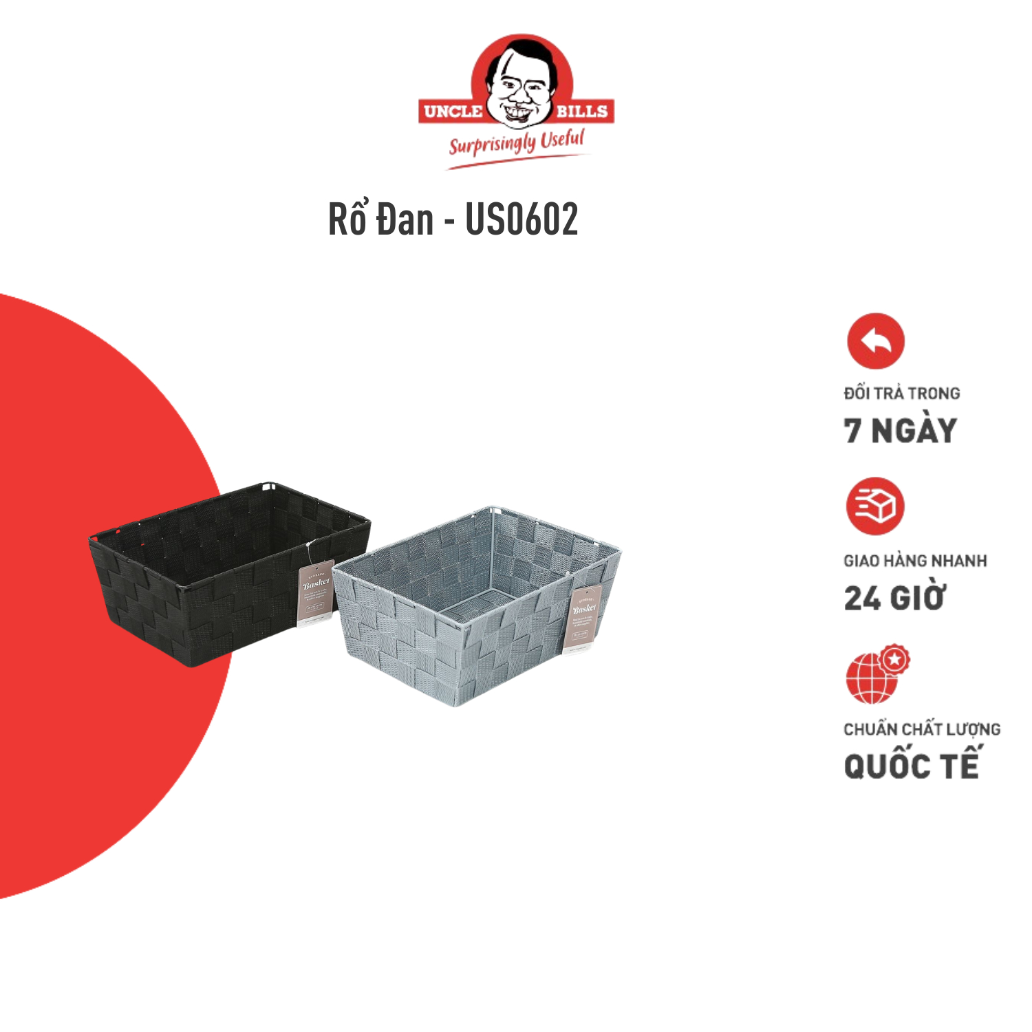 Rổ đan cao cấp ubl us0602