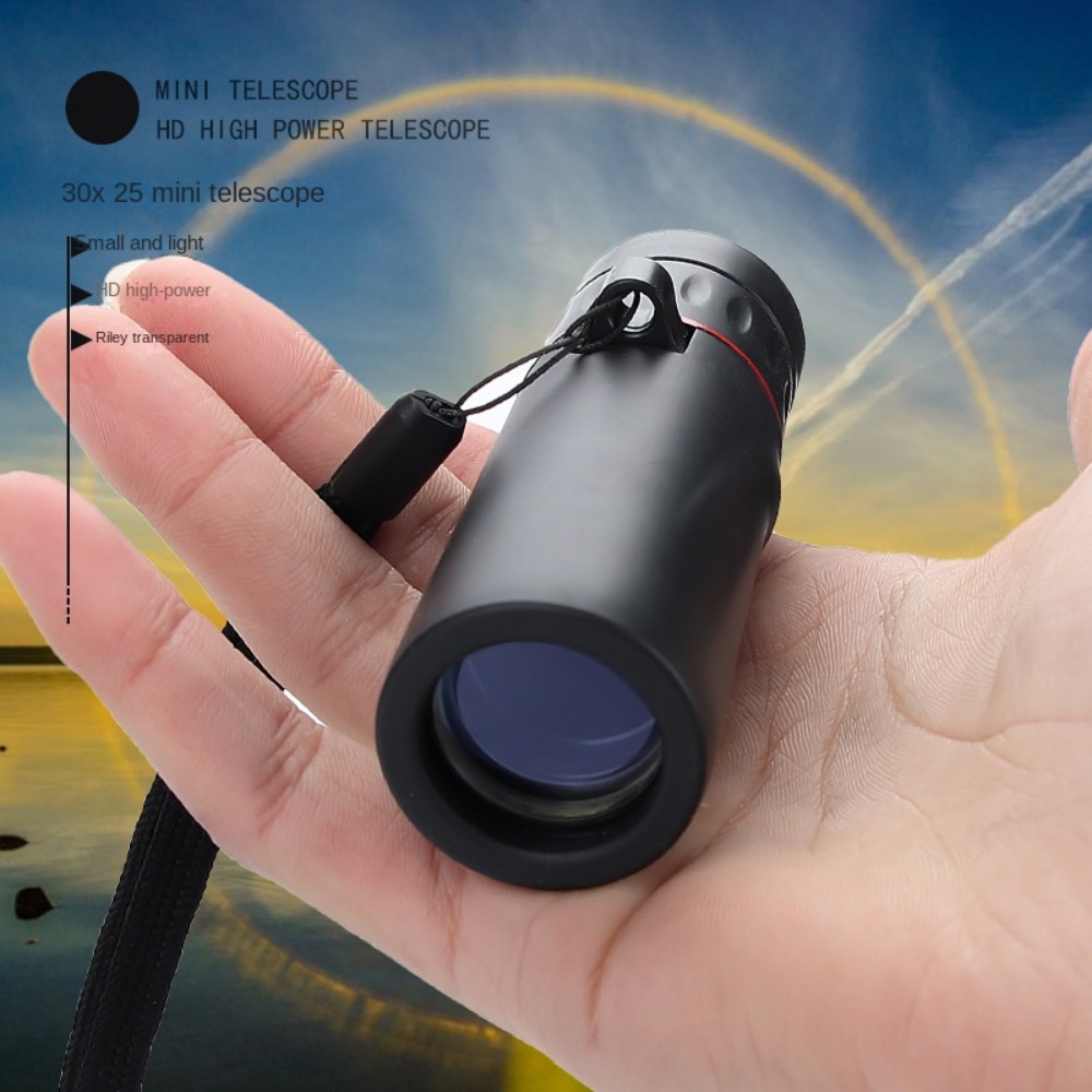 EMERRY Có thể điều chỉnh Tiêu Cự Phạm vi 8x Không thấm nước Di động Độ phóng đại cao Bằng một mắt Kính Thiên Văn Kính viễn vọng Mini Độ nét cao