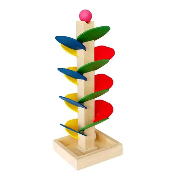 Montessori Toys Wooden Toy For Children Early Learning Wood Tree Flying Beads Game Preschool Teaching Aids