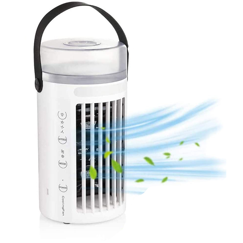 Mini Portable Air Conditioner Fan 4 in 1 Air Conditioner Fan Evaporative Coolers Purifier 3 Speeds Desktop Cooling Fan Singapore
