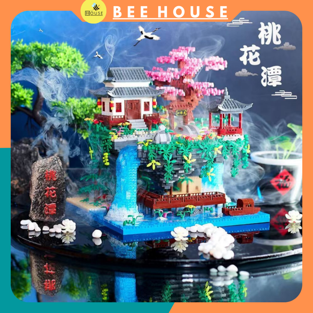 xếp hình mô hình kiến trúc LÂU ĐÀI DISNEY kỳ quan thế giới decor diy đồ chơi lắp ghép cung điện xếp 